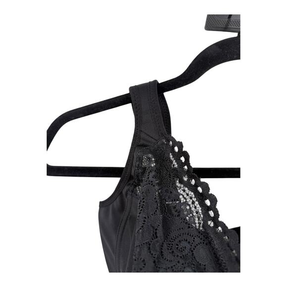 Glamorise Bra 1245 Wonderwire front close underwire black size 34G - Picture 3 of 7